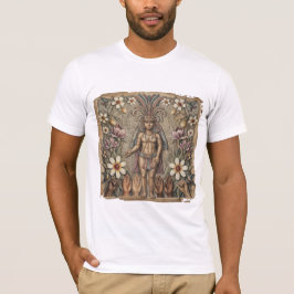 Pride T-Shirt för HBT TQ Aztec-Blommigt | Queer Ma