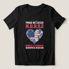 Pride T-Shirt, pensionerad sjuksköterska T Shirt