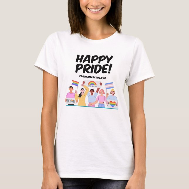 Pride t-skjorta t shirt (Framsida)