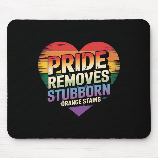 Pride tar bort envisa orangefläckar Trump Pride M Musmatta (Framsidan)