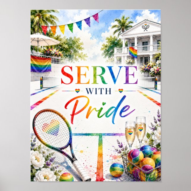 Pride Tennis  Poster (Framsidan)