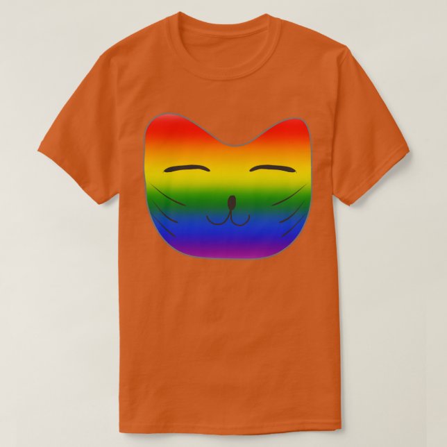 Pride Tiger Gay T Shirt (Design framsida)