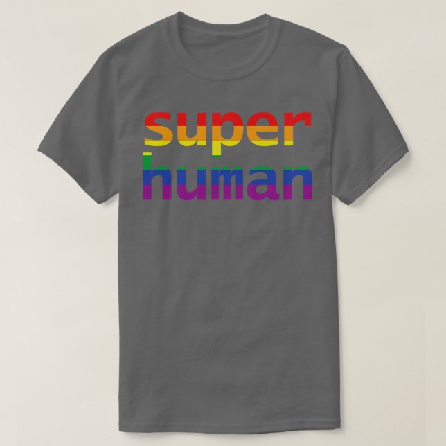 Pride Toppen Human T Shirt (Design framsida)