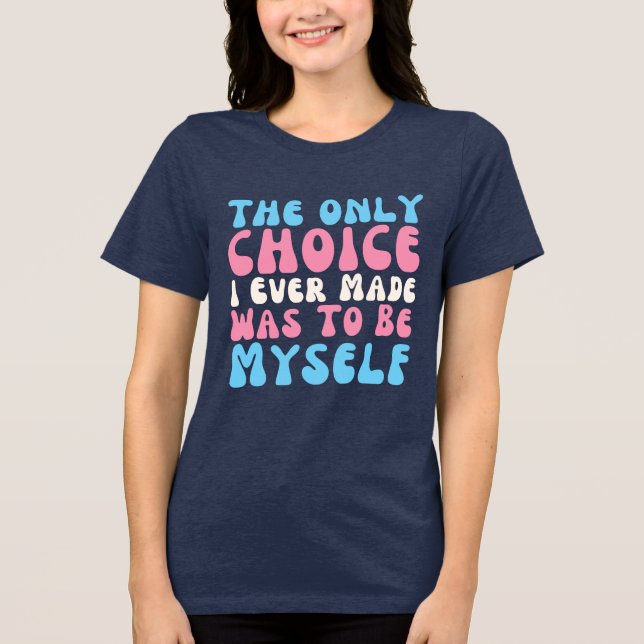 Pride Transgender HBTQ T Shirt (Framsida)