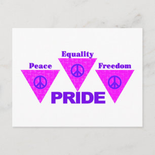 Pride Triangel vykort
