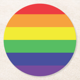 Pride Underlägg Papper Rund