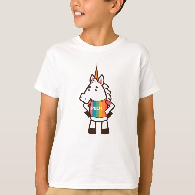 Pride Unicorn Kids Tee (Framsida)