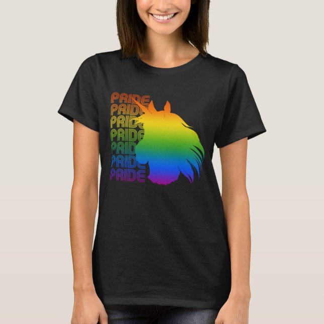 Pride Unicorn T Shirt (Framsida)