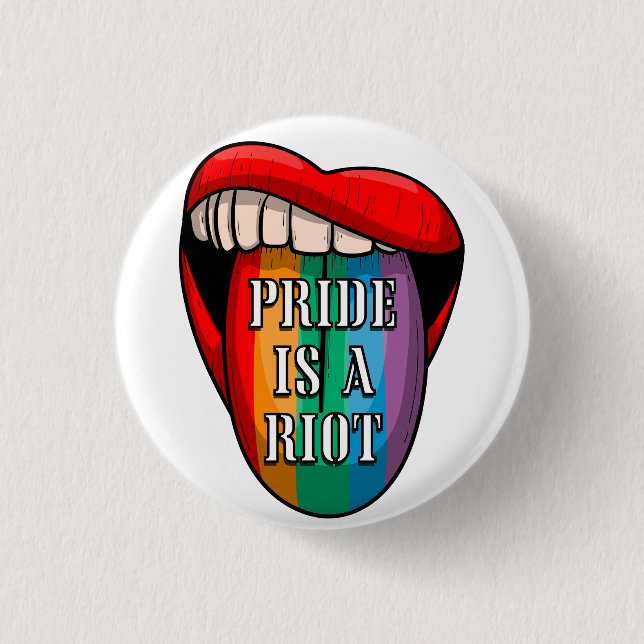 PRIDE Upplopp Knapp (Framsida)