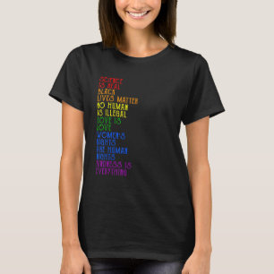 Pride Vetenskap Är Verklig BLM Kärlek Är Kärlek Ro T Shirt