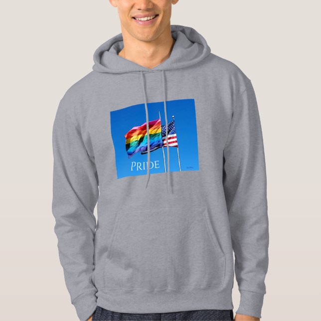 "Pride" Vuxen Hoodie Sweatshirt (Framsida)