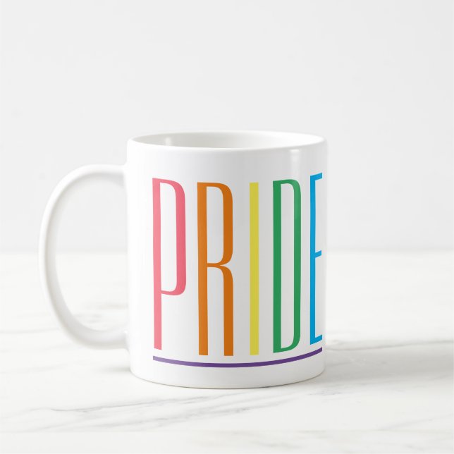 PRIDE White Mugg (Vänster)