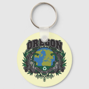 Prideåtervinna Oregon Nyckelring