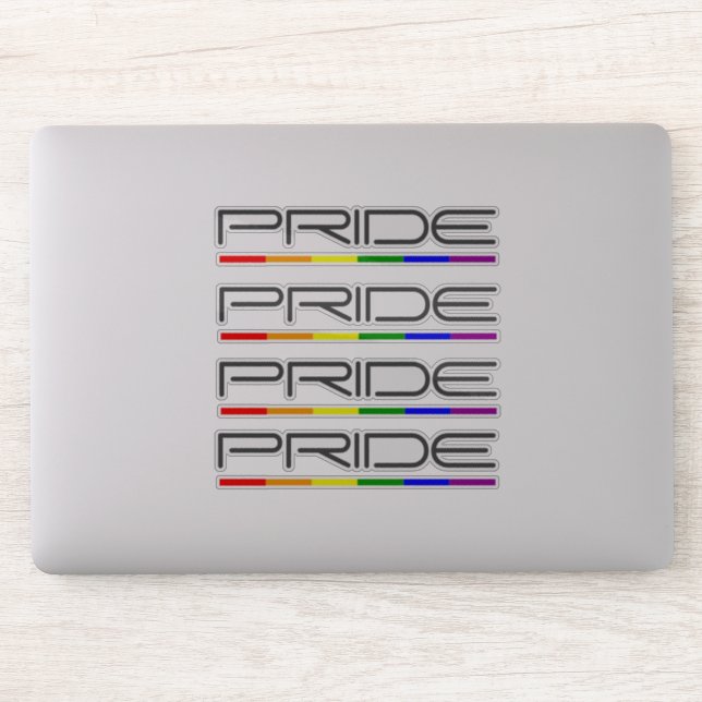 Pridefärger HBT-pride Klistermärken (Dator)