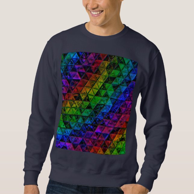 Prideglas  lång ärmad tröja (Framsida)