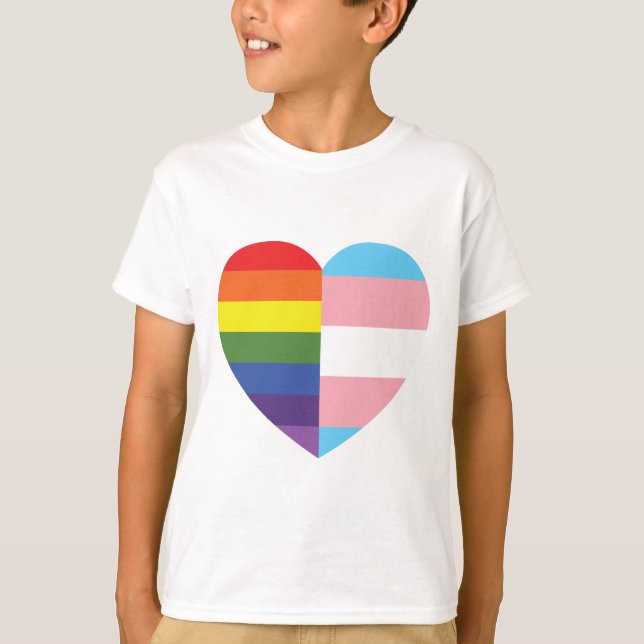 Pridehjärtor! T Shirt (Framsida)