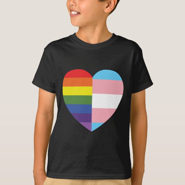 Pridehjärtor! T Shirt (Framsida)