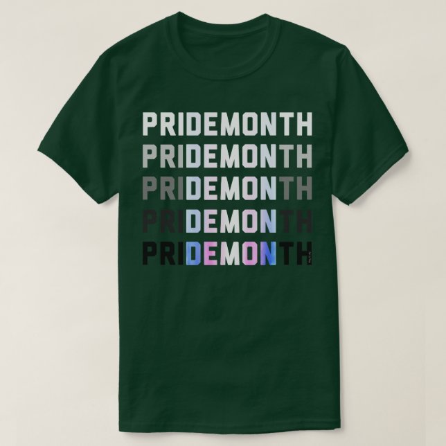 PriDEMONte trans T Shirt (Design framsida)