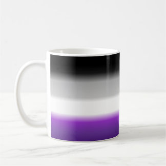 Pridet Ace Asexuellt övertoning Flagga: Vågrät Ran Kaffemugg