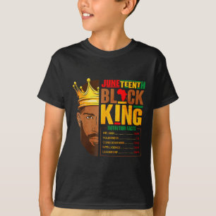 Pridet Afri, 18:e Svartahaveriska Kung T Shirt