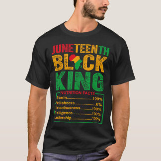 Pridet Afrikas Manar i Svarta Kung T Shirt
