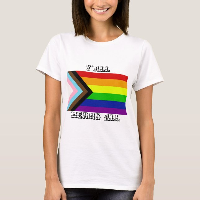 Pridet Alla Elak-förlopp T Shirt (Framsida)