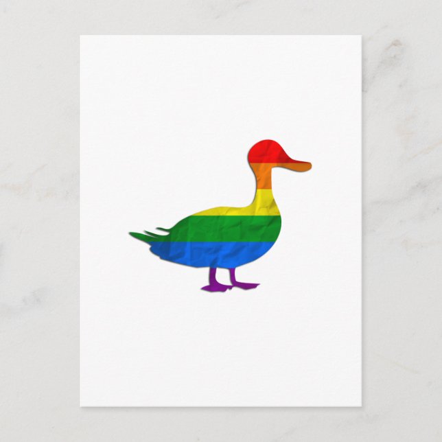 Pridet Anka, Quack Quack Quack, Lättare och Lesbis Vykort (Framsida)