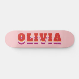 Pridet Anpassat namn för HBT TQ-Lesbisken för Fla Mini Skateboard Bräda 18,5 Cm