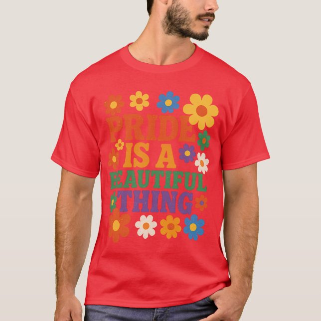 PRIDET ÄR ETT BEAUTIFULLT SAK T SHIRT (Framsida)