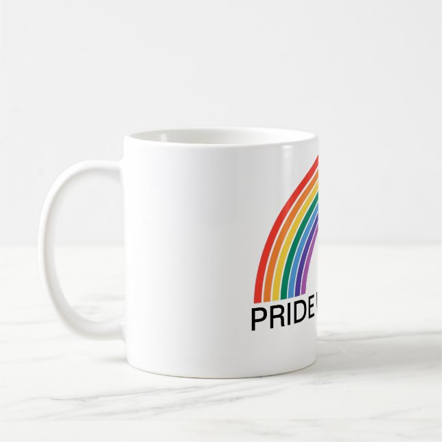 Pridet är Power LGBTQ+ Rainbow Mugg (Vänster)