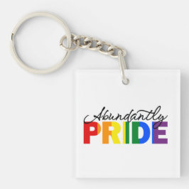 Pridet är stolt över att vara Gay Acrylic Keychain