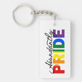 Pridet är stolt över att vara Gay Acrylic Keychain