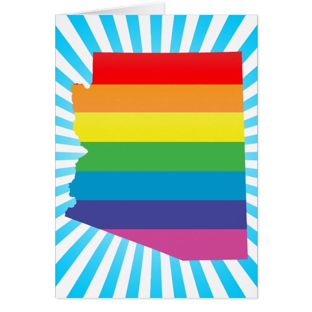 pridet arizona. hälsningskort (Framsidan)