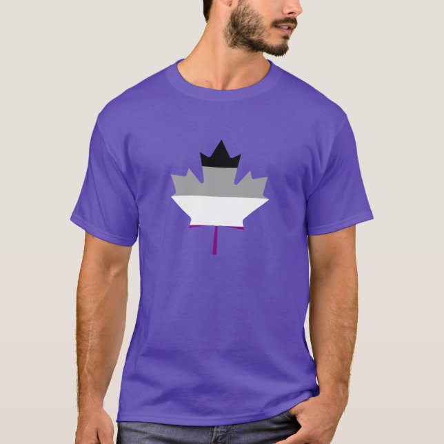 Pridet "Asexualitet" kan likna löv T-Shirt (Framsida)