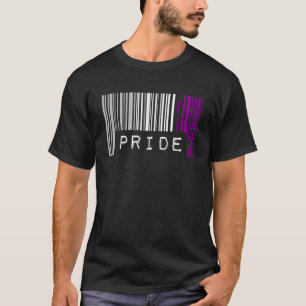 Pridet Asexuellt streckkod Månad Cute Ace Aestheti T Shirt