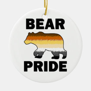 Pridet Bear Julgransprydnad Keramik