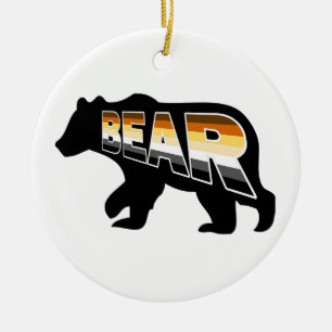 Pridet Bear Julgransprydnad Keramik