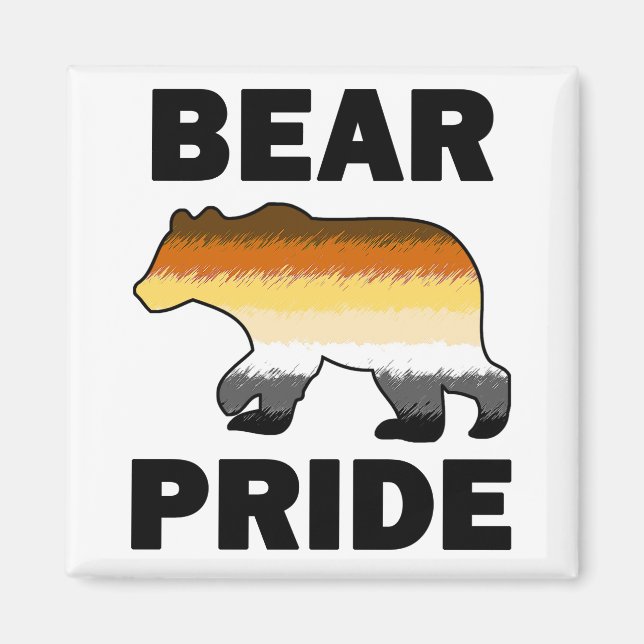 Pridet Bear Magnet (Framsidan)