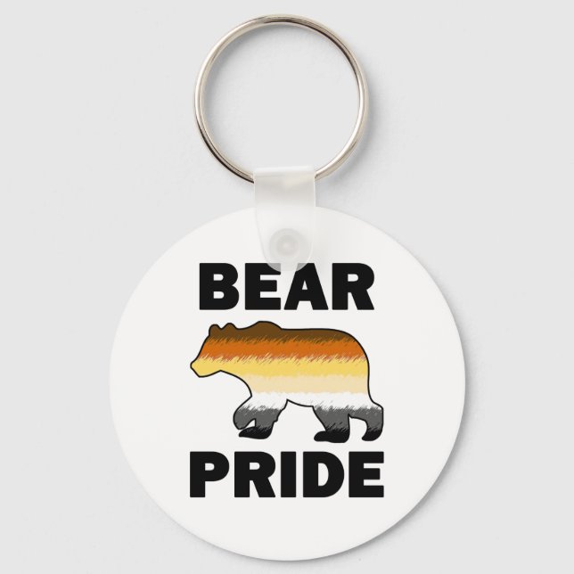 Pridet Bear Nyckelring (Framsida)