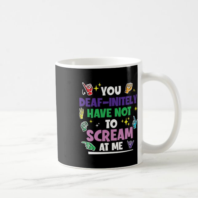 Pridet behöver inte gräva handsignera lån kaffemugg (Höger)
