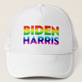 Pridet Biden Harris rainbow färg Keps