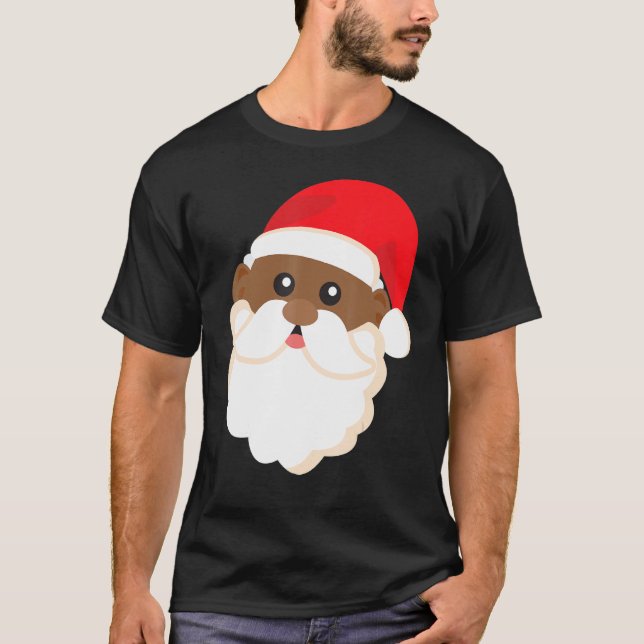 Pridet Black History Santa Funny Coola - jul T Shirt (Framsida)