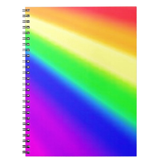 Pridet Blended Rainbow Multifärgad Anteckningsbok (Framsidan)