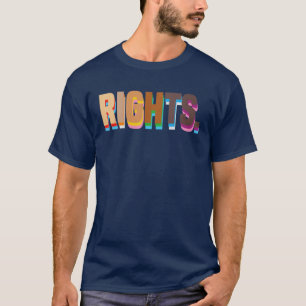 Pridet BLM Equali, Human Högers LGBTQ Rational Jus T Shirt