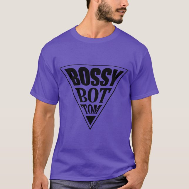 PRIDET BOSSY GRUND T-SHIRT (Framsida)