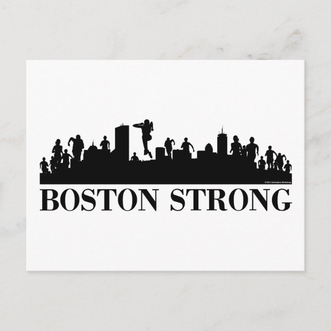 Pridet Boston Strong Vykort (Framsida)