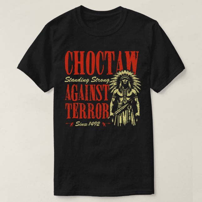 Pridet Choctaw Tribe Ingengent T Shirt (Design framsida)