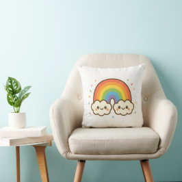 Pridet Colorful Kawaii Rainbow Kudde