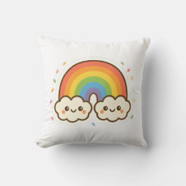 Pridet Colorful Kawaii Rainbow Kudde