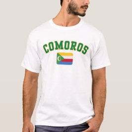 Pridet Comoros Flagga T-Shirt